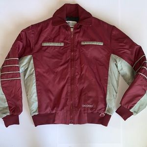Vintage Bombardier Sportswear Ski-Doo Coat Red Size Large